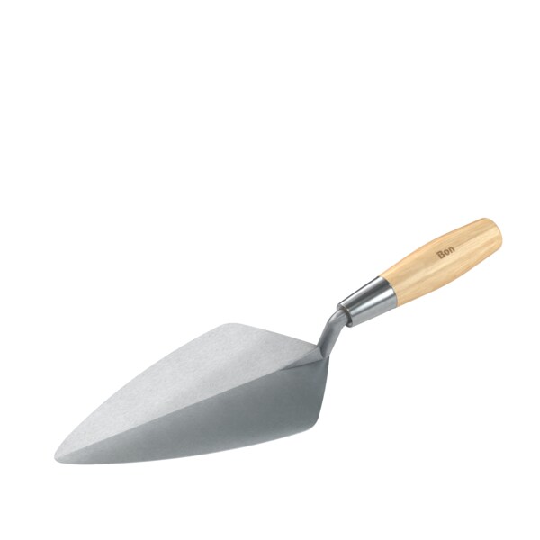 Bon 72-532 Brick Trowel Forged 10" Narrow London Wood Handle